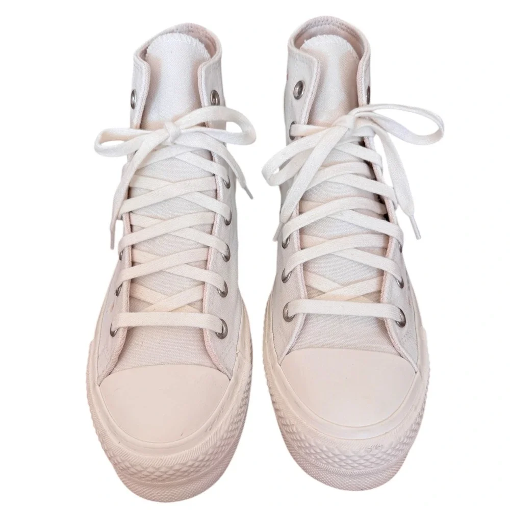 Converse Chuck Taylor All Star Lift Floral Embroidered Hi Tops‎ Women 8.5